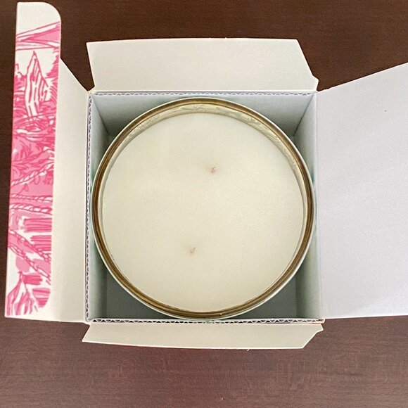 Lilly Pulitzer Electroplated Sand Bar Candle NIB - Picture 6 of 10